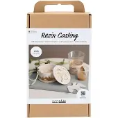 Creativ Company hobbyset hars gieten pot met deksel DIY knutselset.