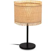 Briloner Tafellamp Borra, hout licht, Woon-/ Eetkamer, metaal, Tafellamp