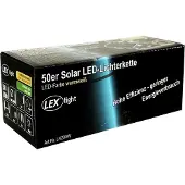 Mojawo 50 LED zonne-energie lichtslingers, kerstverlichting, warm wit