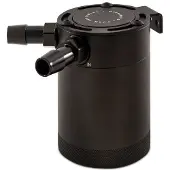 Mishimoto Compact Baffled Oil Catch Can - 2-Port - MMBCC-CBTWO-BK