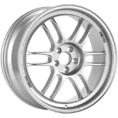 ENKEI RPF1 17x7.5 5x100 48mm Offset 73mm Bore Silver Wheel