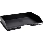 Viking Liggend Brievenbakje PS (Polystyreen) Stapelbaar A4+ Zwart