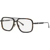 Philipp Plein Bril VPP063V 58/15/145 Glanzend kunststof met gekleurde delen Metaal MAN VPP063V
