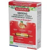 SuperDiet Ginseng Koninginnengelei Acerola | 20 x 10 ml