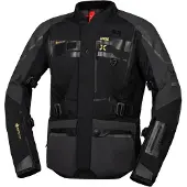 IXS Venture-GTX 1.0 Waterdichte Zwart Grijs Textiele Motorjas