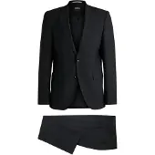 BOSS Tweedelig regular-fit pak van stretchwol Maat 54