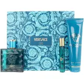 Versace Eros Gift Set Parfum 100ml + Travel Spray 10ml + Shower Gel 150ml