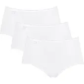 Sloggi Slim fit slips met logopatch in een set van 3 stuks