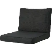 Madison Loungekussen Madison Rib Black Zitkussen (60 x 60 cm)