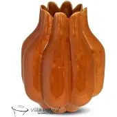 Maxifleur Kunstplanten Flowerpower Vaas 23x30cm oranje