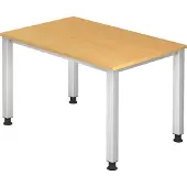Hjh OFFICE PRO QUEO 12 S - Beuken 120x80 Tafelhoogte I In hoogte verstelbaar