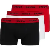 HUGO Boxershorts beige / rood / zwart
