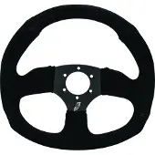 DragonFire Racing Steering Wheels - D-shaped- Suede- Iron Series- 0in offset