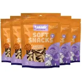 Braaaf 5x Hondensnack Twisted Bites Kip - Vis 85 Gr