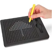 Toi-Toys magnetisch tekentablet, met stalen kogels en pen