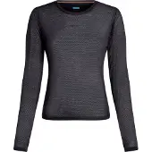 Icebreaker - Women's Merino75 CoolLiteFeatherlight L/S Crewe - Longsleeve S, grijs