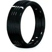 Kuryakyn 7inch Headlamp Trim Ring Gloss Black