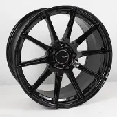 ENKEI TS10 18x8 5x112 45mm Offset 72.6mm Bore Black Wheel