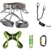 Ocun - Via Ferrata Twist+Chest Set - Klimset M-XL, grijs/groen