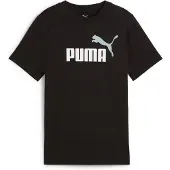 Puma Shirt 'Essentials No.1' grijs / zwart / wit