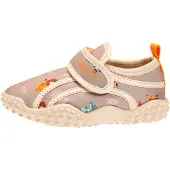 Playshoes Strand-/badschoen beige / lichtbruin / oranje