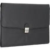 Alassio Udine aktetas leer 39 cm zwart