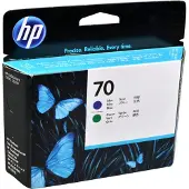 HP 70 (C9408A) Inktcartridge Blauw + groen