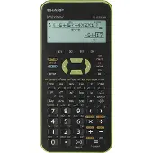Sharp wetenschappelijke rekenmachine - zwart/groen - 1x AAA batterij
