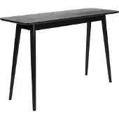 White Label Bijzettafel Fabio Black - 120 x 40 cm