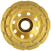 GEKO Diamant-Topfschleifscheibe zweireihig, 125x5x22,23mm