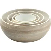 Wolters Keramiknapf Diner Stone, L, Braun