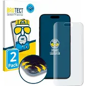 BROTECT - Screenprotector voor Apple iPhone 15 Pro - Folie Beschermfolie matte volledig dekking 2 Stuks