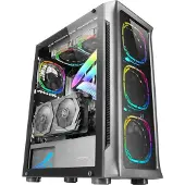 Mars Gaming MCNEO, Tower, PC, Zwart, ATX, E-ATX, Micro ATX, Mini-ITX, Gaming, Blauw, Groen, Rood