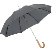 Doppler Paraplu 'Mia Vienna' lichtbruin / donkergrijs / zilver