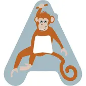 Small Foot Houten Dieren Kinderletter A