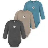 Normani Rompertje/body 'Auckland' beige / blauw / donkerbruin / gemengde kleuren