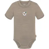 Normani Rompertje/body beige / wit