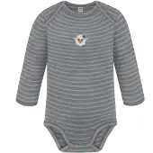 Normani Rompertje/body 'Auckland' beige / grijs / groen / zwart / wit