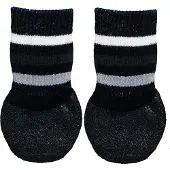 Trixie hondensokken anti-slip met rubberlaag rondom zwart L-xl 2 st