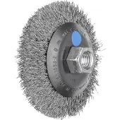 PFERD Kegelbürste ungezopft KBU Ø 100 x 10 mm M14 Edelstahl Draht 0,35 für Winkelschleifer 1 St.