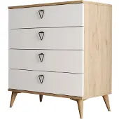 Skye Decor - Dressoir - Wit - 80x45x91 cm