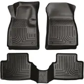 Husky Liners 11-12 Ford Fiesta WeatherBeater Combo Black Floor Liners