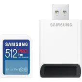 Samsung SDXC PRO Plus 512GB 130MB/s + USB lezer