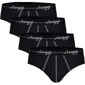 Sloggi Slip smoky blue / zwart / wit