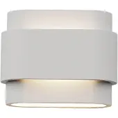 Artdelight Wandlamp Metz L 20 cm gips wit