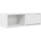 vidaXL TV-meubel 80x31x25,5 cm bewerkt hout wit