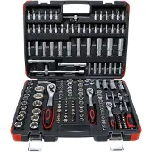 Bgs Steeksleutelset 172 stuks ( 2283 ) Aandrijving 6,3 mm ( 1/4" ) 10 mm ( 3/8" ) 12,5 mm ( 1 (1/4", 1/2", 5/16", 3/8")