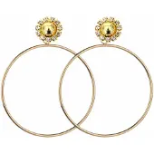 Charme Bijoux Clip Oorringen-Goudkleurig- geen gaatje-