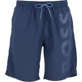 BOSS Heren Orka marine zwempak (XXL), Strandkleding, Gerecycled polyester, Duurzaam, Marineblauw 50509127