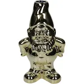 Looliving vaas kabouter goud 11x8x18cm